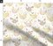 Shabby Chic Chickens Pastel Pink Yellow Feminine Cheerful Playful Delicate Romantic Custom Printed Fabric by Spoonflower Various Fabrics by the Yard or Fat Quarter